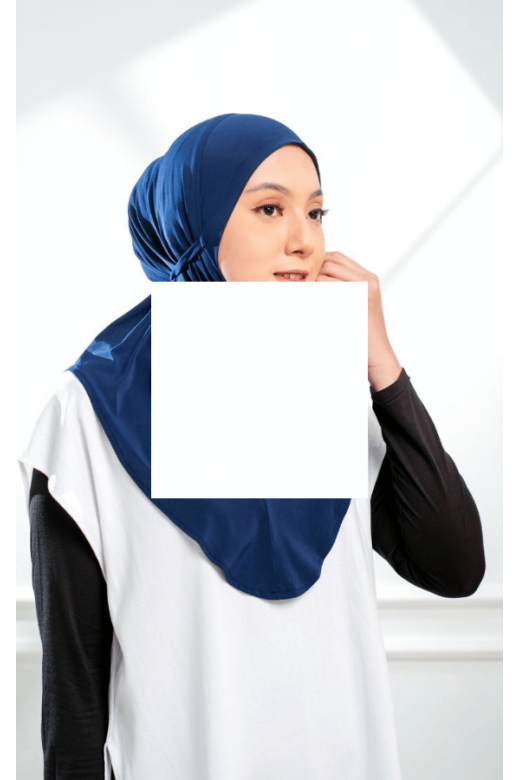 Maisa Hijab Sporty Tali Navy